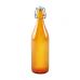 Купить Стеклянная бутылка 1 л оранжевая в Иваново