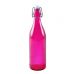 Купить Стеклянная бутылка 1 л розовая в Иваново