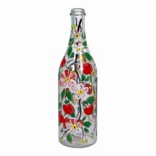 Купить Стеклянная бутылка 1 л «Вишня» с ручной росписью в Иваново